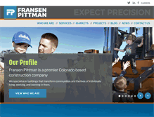 Tablet Screenshot of fransenpittman.com